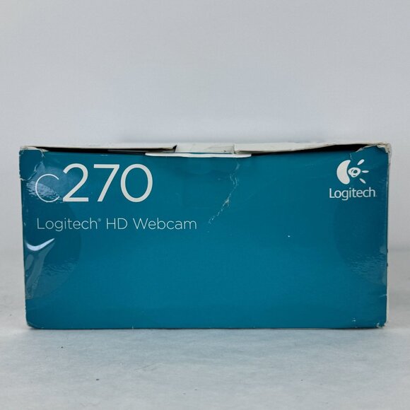 Logitech C270 HD 720p Webcam With Built-In Mic Automatic Light Correction NIB - Picture 8 of 13